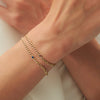 14k 3MM Miami Gold Curb Link Chain Bracelet