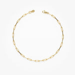 Load image into Gallery viewer, 14K Gold Paperclip Bracelet
