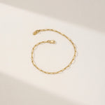 Load image into Gallery viewer, 14K Gold Paperclip Bracelet
