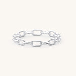 Load image into Gallery viewer, Gold Link Chain Eternity Ring

