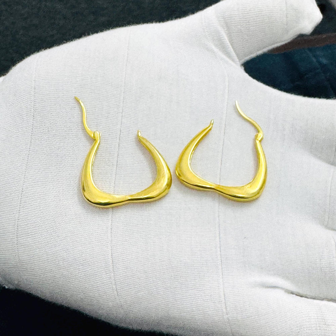 14k Gold Hammered Hoop Earring, Tiny gold hoops, Textured Circle Earrings, Dainty gold Huggie hoops, Sterling silver Huggie