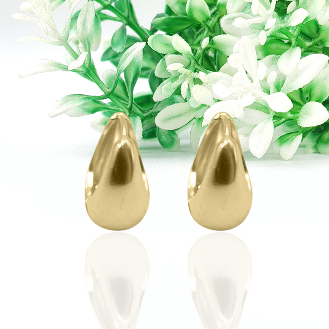 14K Gold Hoop Earrings Small Hoop Earrings, Chunky Hoop Earrings Statement Earrings, Dainty Leave Earrings, Open Huggie Hoop Earrings