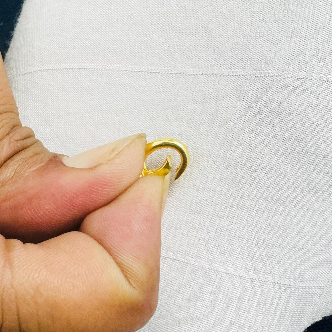 925 Sterling Silver Trigger Clasp with Closed Jump Ring, Lobster Clasp, Lobster Clasp, Lobster Claw Clasp, Sterling Lobster Clasp