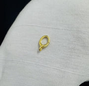 925 Sterling Silver Trigger Clasp with Closed Jump Ring, Lobster Clasp, Lobster Clasp, Lobster Claw Clasp, Sterling Lobster Clasp