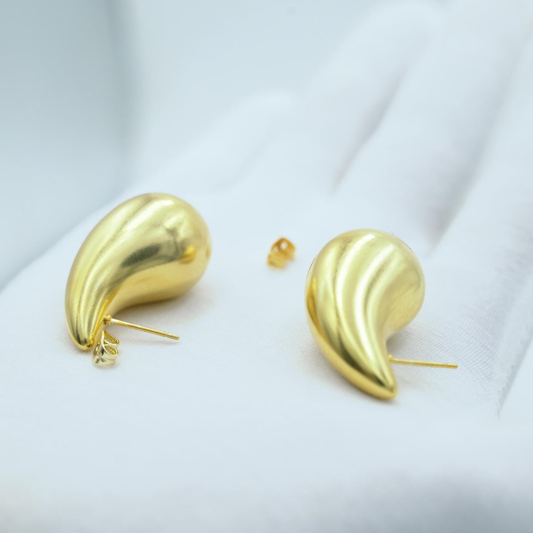 14K Gold Statement Earrings, Chunky Hoop Earrings, Mini Chunky Hoop Earrings in Sterling Silver, Chubby Hoop Earring, Silver or Gold Earring