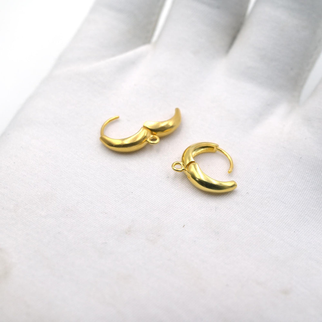 Gold Hoop Earrings Small Hoop Earrings Chunky Hoop Earrings Statement Earrings Small Chunky Hoops Gold Hoops Gold Earrings Gift for Her