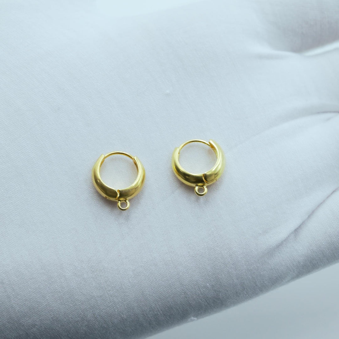 Gold Hoop Earrings Small Hoop Earrings Chunky Hoop Earrings Statement Earrings Small Chunky Hoops Gold Hoops Gold Earrings Gift for Her