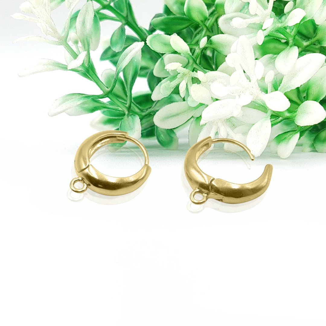 Gold Hoop Earrings Small Hoop Earrings Chunky Hoop Earrings Statement Earrings Small Chunky Hoops Gold Hoops Gold Earrings Gift for Her