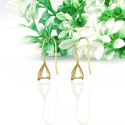 925 Sterling Silver Sardine Fish Earring Gold Plated Fish Dangle Earring Gold Fish Earring Sardines Earring  Fish Charm Earring Fish Earring