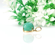 14K Gold Gemstone Heart Pendant, Lapis Designer Heart Pendant, Gemstone Heart Pendant, 14k Gemstone Heart Charm, Turquoise Heart Pendant