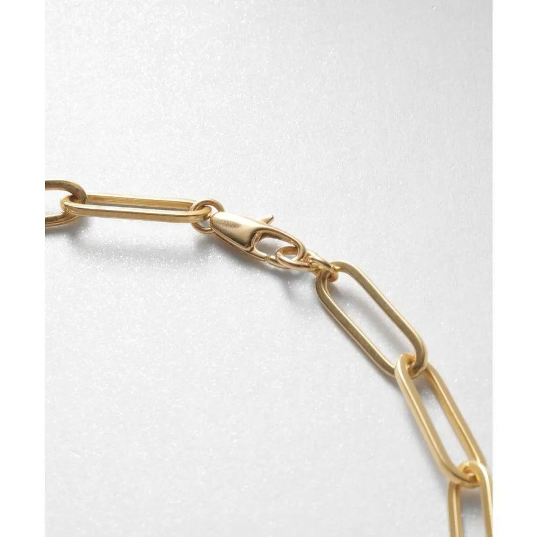 14k Solid Gold Fancy Paperclip Chain, 14k Gold Paperclip Bracelet, 14k Real Gold Paperclips Necklace, 14k Gold Chain For Mans And Woman's