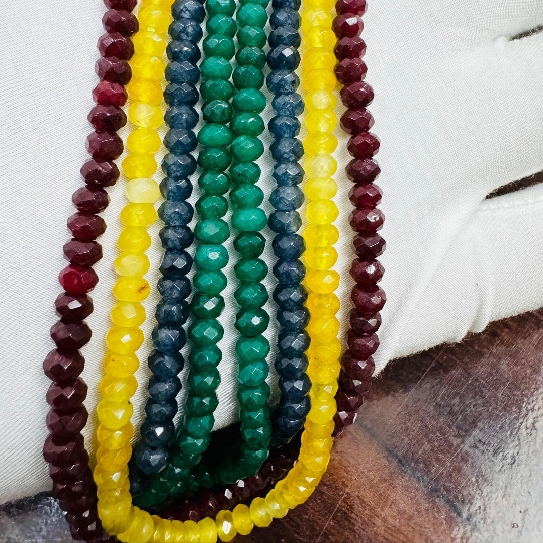 925 Silver Choker Necklace With Enhancer Sailor Layering Gemstone Necklace Natural Beads Necklace layering Crystal Dainty Choker