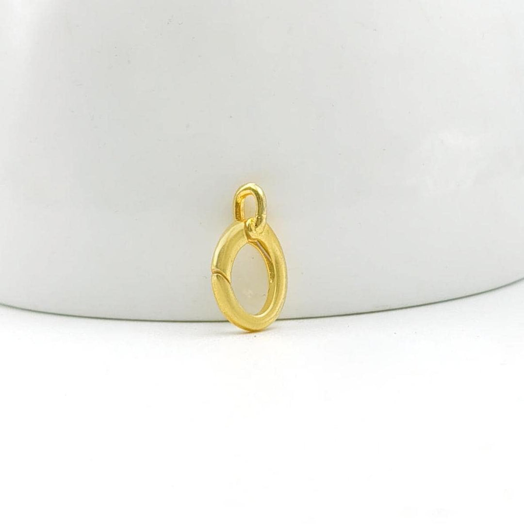 925 Sterling Silver Trigger Clasp with Closed Jump Ring, Lobster Clasp, Lobster Clasp, Lobster Claw Clasp, Sterling Lobster Clasp