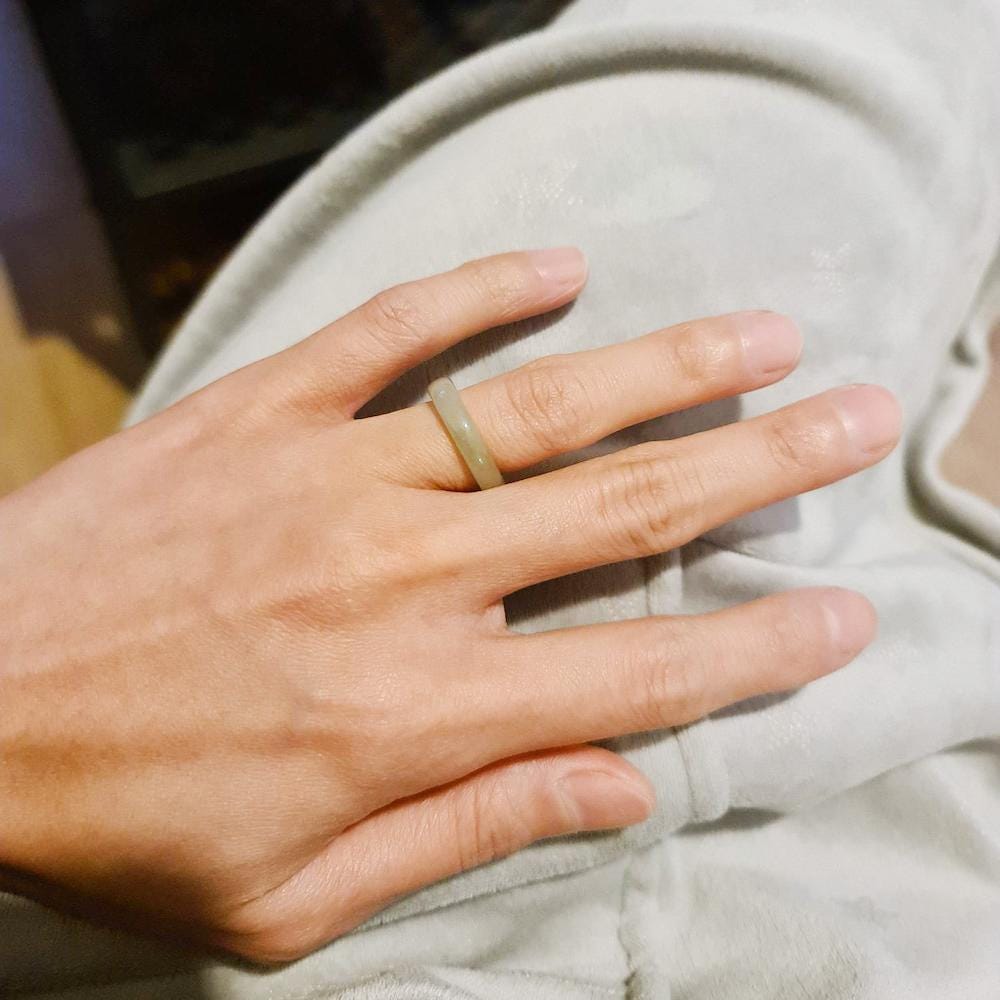 Jade Ring Natural Authentic Burma Jade Ring handcrafted with exquisite detail. Discover the timeless beauty and luxury natural gemstone