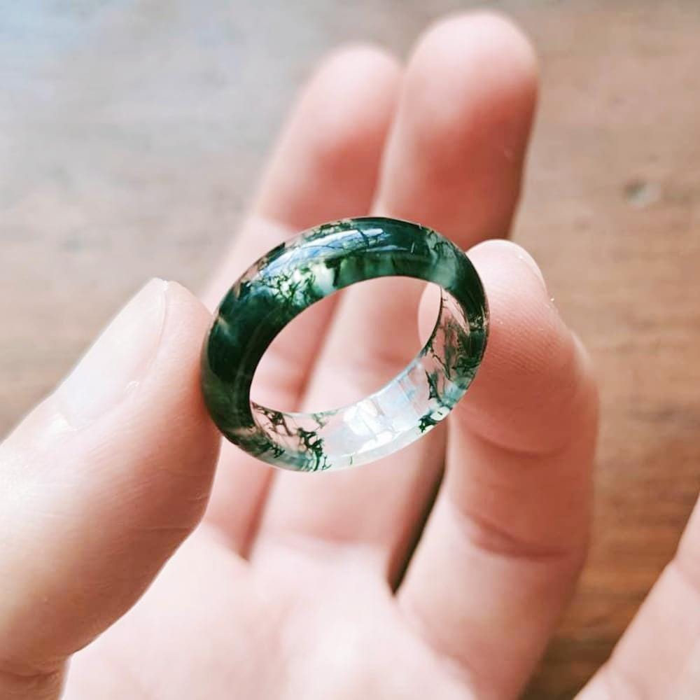 Jade Ring Natural Authentic Burma Jade Ring handcrafted with exquisite detail. Discover the timeless beauty and luxury natural gemstone