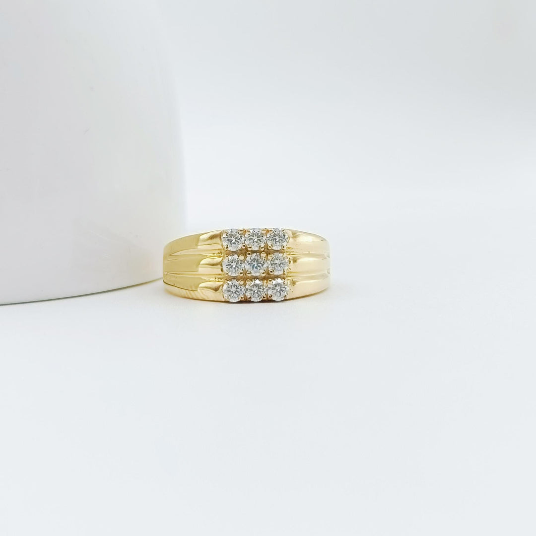 925 Starling Silver, Natural Diamond Ring for Men, Engagement Ring, Brilliant Cut Diamond Ring, Men's Presidential Ring, Men Ring