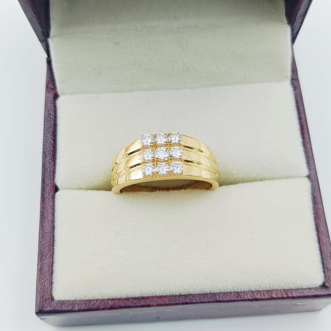 925 Starling Silver, Natural Diamond Ring for Men, Engagement Ring, Brilliant Cut Diamond Ring, Men's Presidential Ring, Men Ring