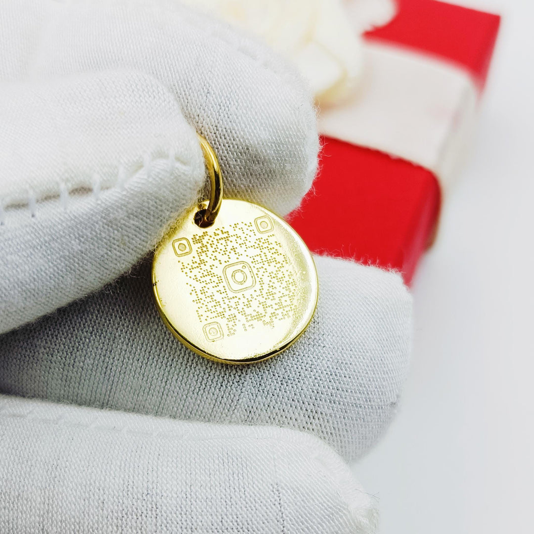 925 Sterling Silver Custom QR Code Necklace Personalized QR Code Pendent, Memorial Best Friend Back to College Gift Handmade Jewelry Charm