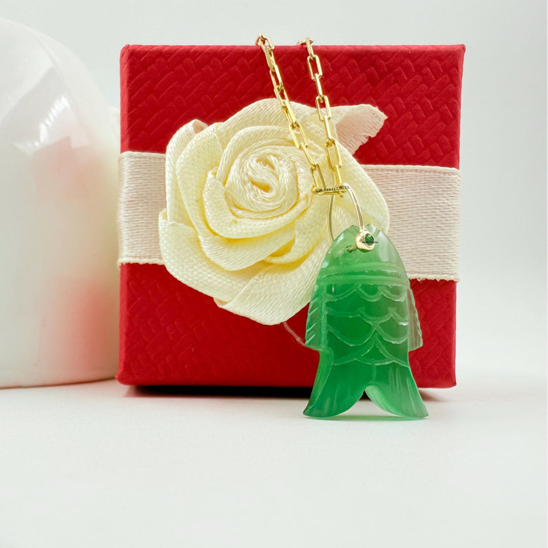 925 Sterling Silver Movable Fish Pendent  Pisces Necklace Unique Fish Charm Silver Fish Pendant  Turquoise Beaded Choker Fish Charm pendent