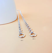 925 Sterling Silver Rollo Link Chain Round Rollo Link Chain Round Necklace Silver Rollo Belcher Chain Layered Everyday Round Rollo Chain
