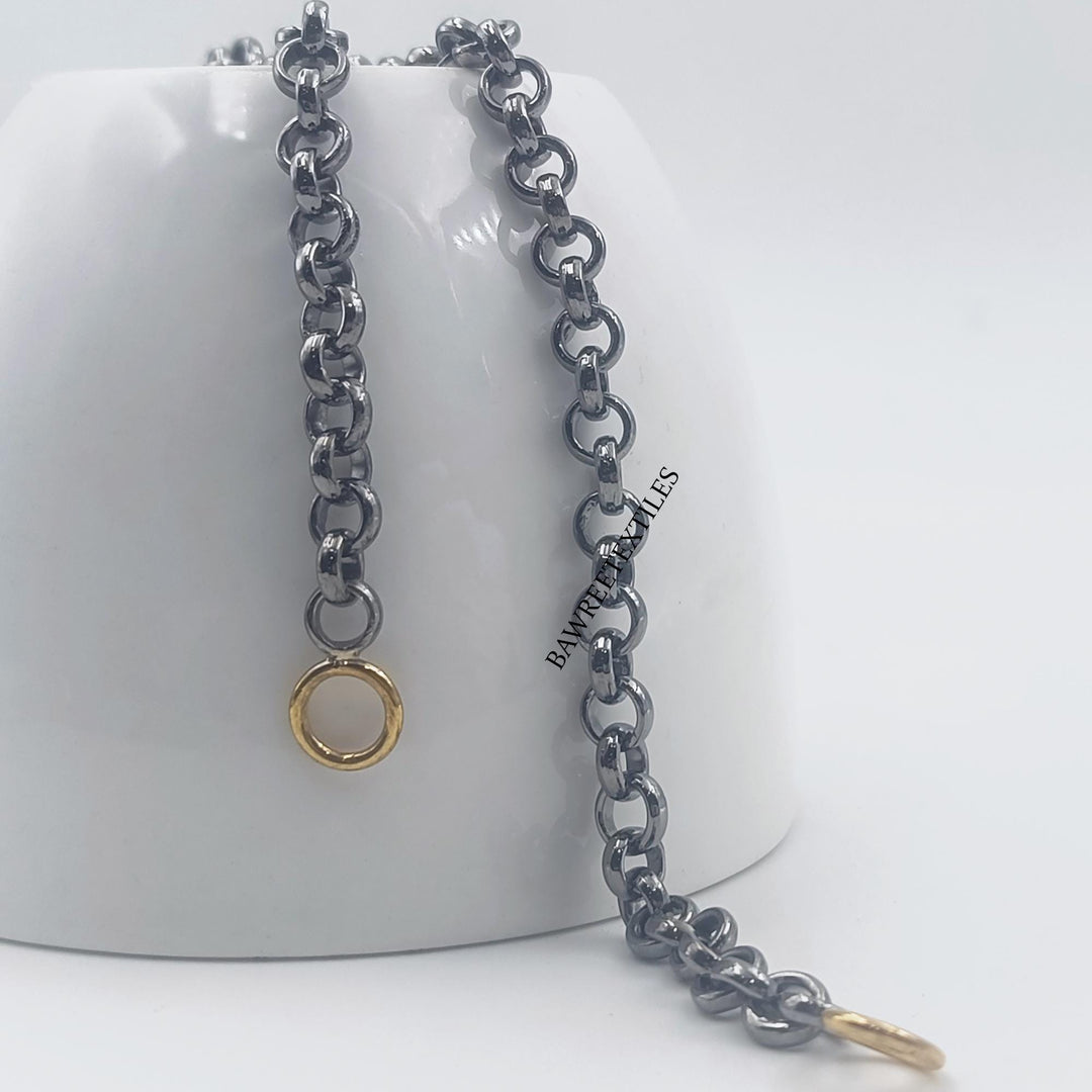 925 Sterling Silver Oval Rollo Chain, Layered  Chain, Link Chain Necklace, Everyday Chain Necklace, Delicate Dainty Layered Necklace