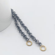 925 Sterling Silver Oval Rollo Chain, Layered  Chain, Link Chain Necklace, Everyday Chain Necklace, Delicate Dainty Layered Necklace