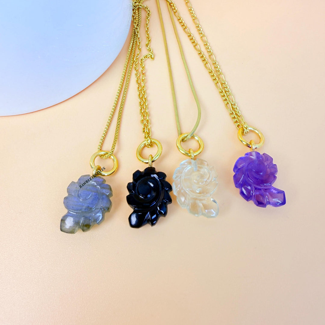 925 Sterling Silver Carved  pendant, Carved Fluorite Rose Pendant,  fluorite carving Rose pendant, carving flower, Flower Pendent