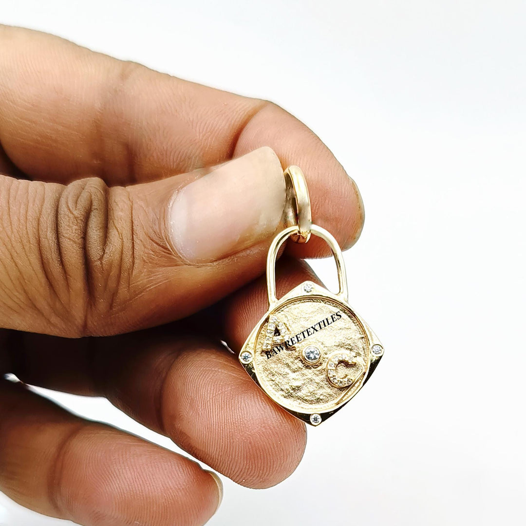 14K Gold Engraved Lock Personalized Personalised Custom  Padlock Engraved Paris Amsterdam Bridge Padlock Custom Travel Bridge Lock padlock