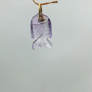 14K Yellow Gold Pendant or Charm Holder, Helping Hand Charm Holder, Charm Holder, Figa hand Charm Holder Pendant, Hand Holding or charm