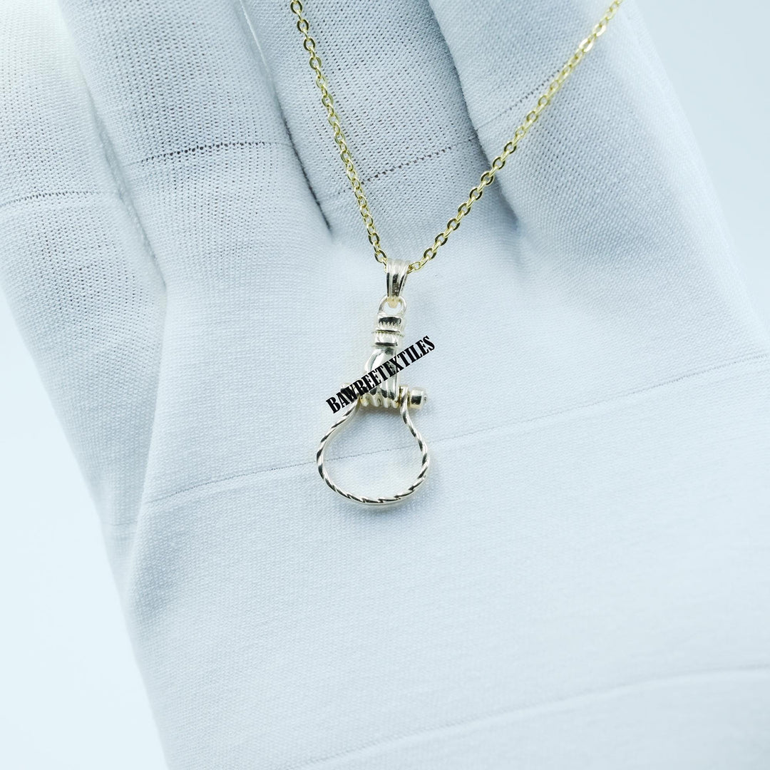 14k Gold Pendant or Charm Holder, Helping Hand Charm Holder, Charm Holder, Figa hand Charm Holder Pendant, Hand Holding Connector or charm