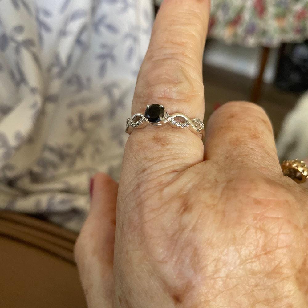 Natural Baguette Onyx Wedding Band Ring Promise Ring 925 Sterling Silver Art Deco Baguette Cut Black Onyx Anniversary Gifts For women