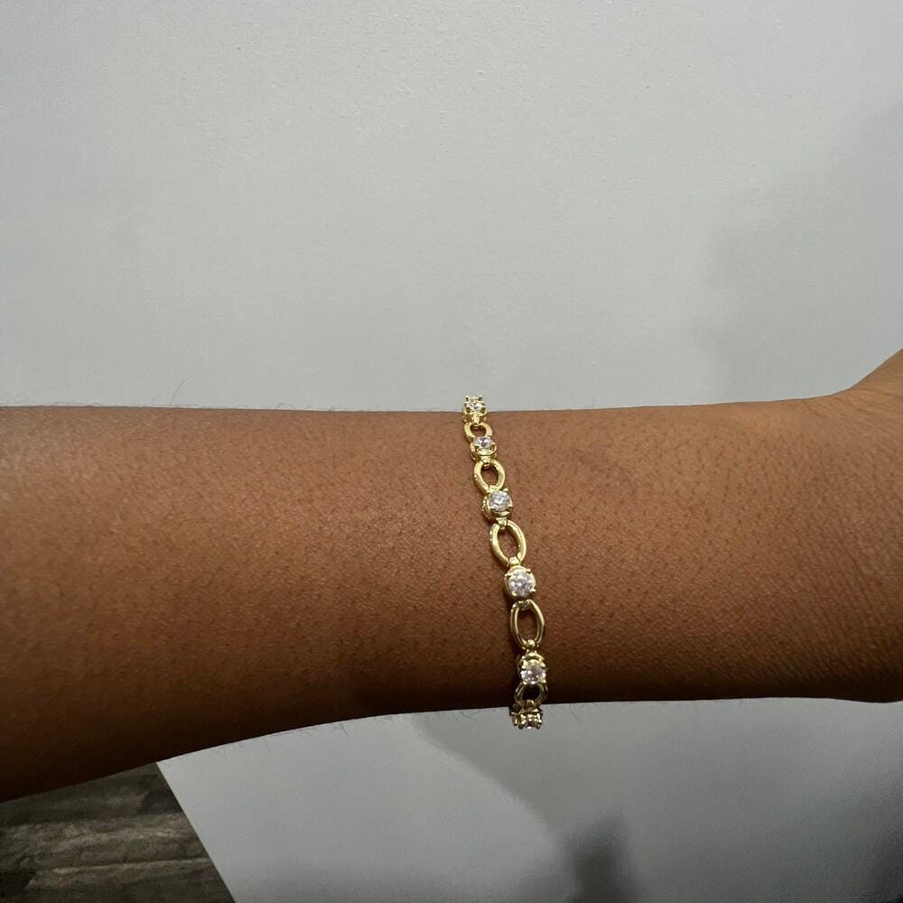 Tennis Bracelet, Diamond Tennis Bracelet, CZ Tennis Bracelet, Dainty Bracelet, Minimalist Bracelet, Gold Tennis Bracelet, Gold Bracelet