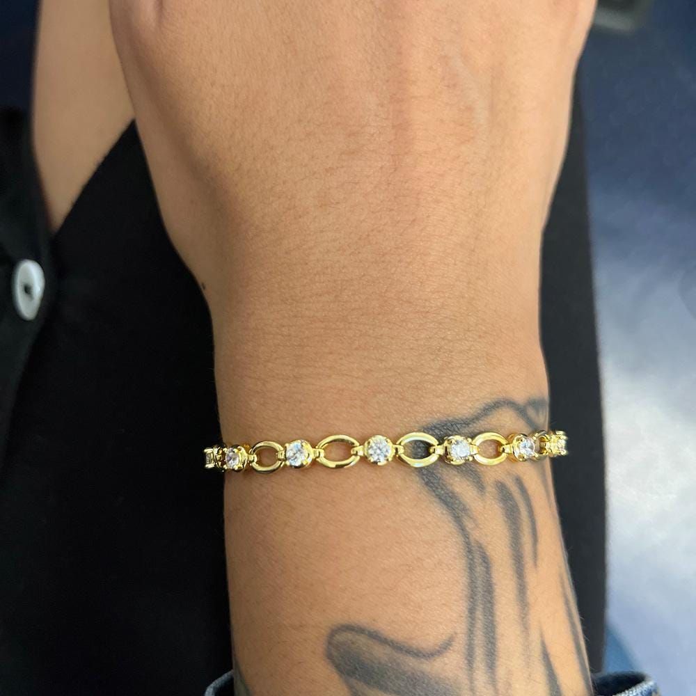 Tennis Bracelet, Diamond Tennis Bracelet, CZ Tennis Bracelet, Dainty Bracelet, Minimalist Bracelet, Gold Tennis Bracelet, Gold Bracelet