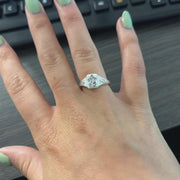 Multiple Birth Flower Ring, Combined Birth Flower Ring, Family Ring, Mother Ring, Mom Jewelry, Ring For Mom, Birthday Gift, Bridesmaid Gifts