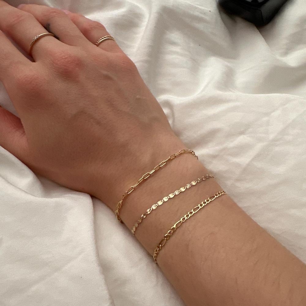 Solid 14K Gold Paperclip Chain Necklace 1.5mm 2.25mm 3mm 3.25mm 4.5mm 5.25mm 6.25mm Trending Gold Chain Ladies Gold Necklace, Trending Chain