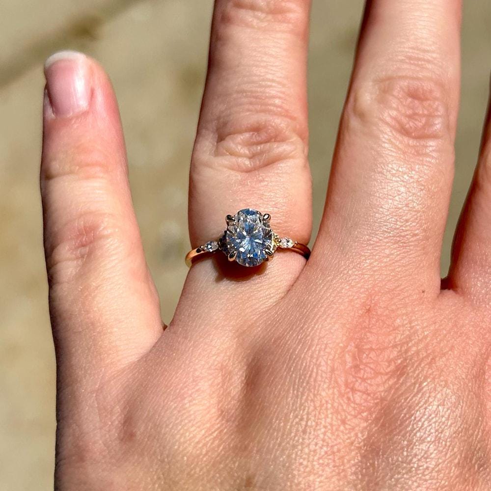 1ct Moissanite Ring, Sterling Silver Ring, Engagement Ring, Wedding Ring, Bridal Decorative Art Anniversary Ring, Unique Bridal Jewelry Ring