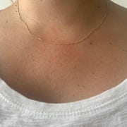 Gold Necklace, Solid Gold Chain, Tiny Gold Chain, Dainty Gold Chain, Solid Gold Necklace, Gift Necklace, 14k Solid Gold Necklace, Gold Chain